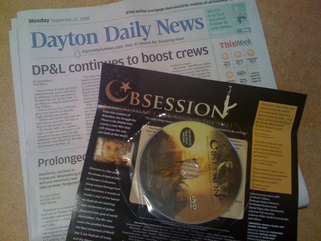 Obsession, Radical Islam's war against the West delivered by the Dayton Daily News Sept. 22, 2008