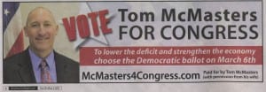 Tom McMasters DCP ad