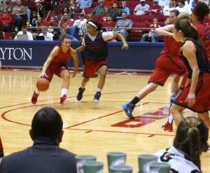 Andrea Hoover University of Dayton Women's basketball player