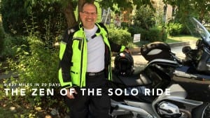 David Esrati, 6800 mile solo motorcycle ride