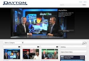 Screen shot of Dayton Business Spotlight site