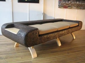 Cork Sofa/divan by Trevor O'Neil