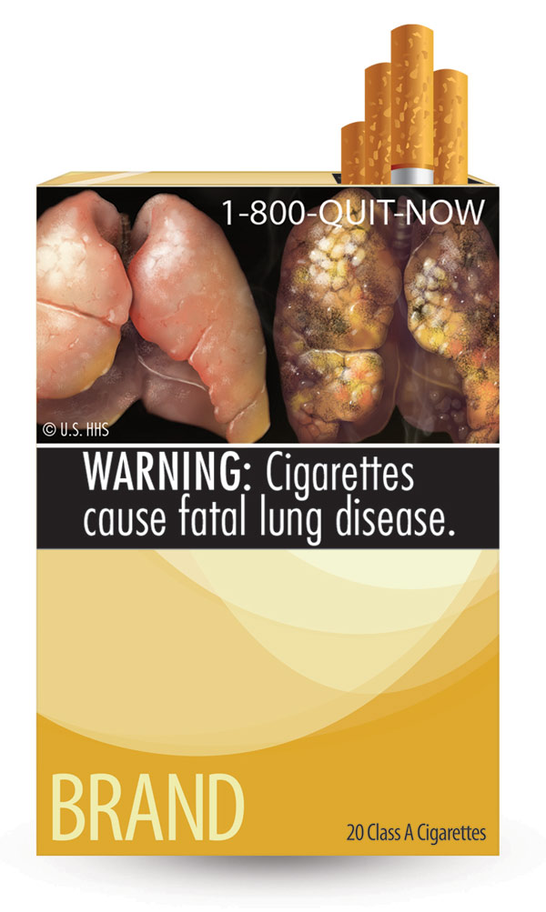 HHS required cigarette package design 3
