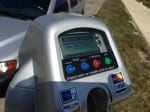 Dayton Parking meter claiming $1.20 an hour, on a 5 hour meter