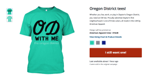 OD with Me T-shirt
