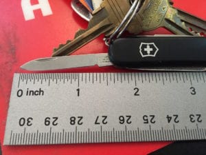 Swiss Army Pen Knife banned by US Marshals