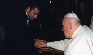 Adil Baguirov and John Paul II