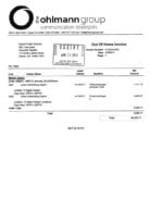 thumbnail of Ohlmand Group Invoice #2