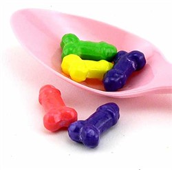 Sweet tarts shaped like a dick- hence- dick tarts. Sexually oriented banned material in DPS