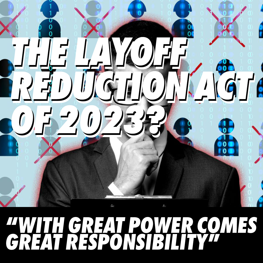 David Esrati introduces the Layoff Reduction Act- holding Corporate leaders accountable for employment