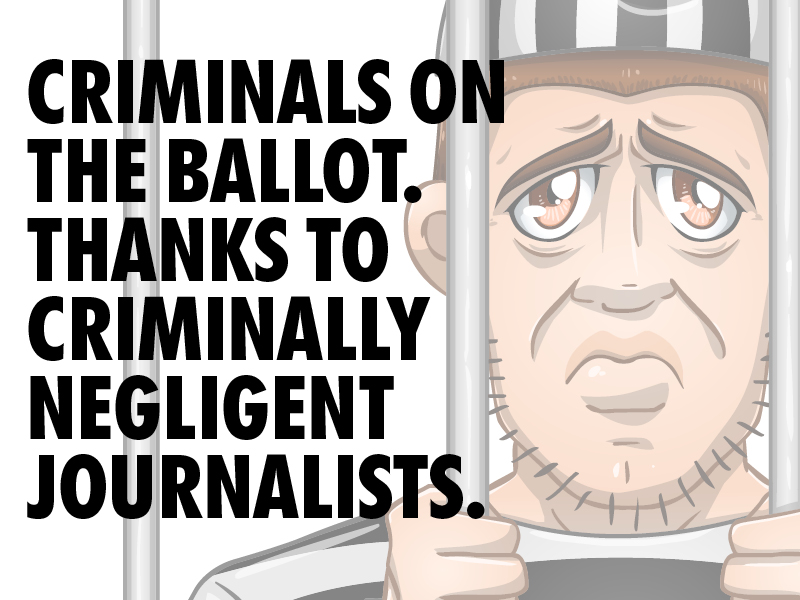 Criminals on the ballot