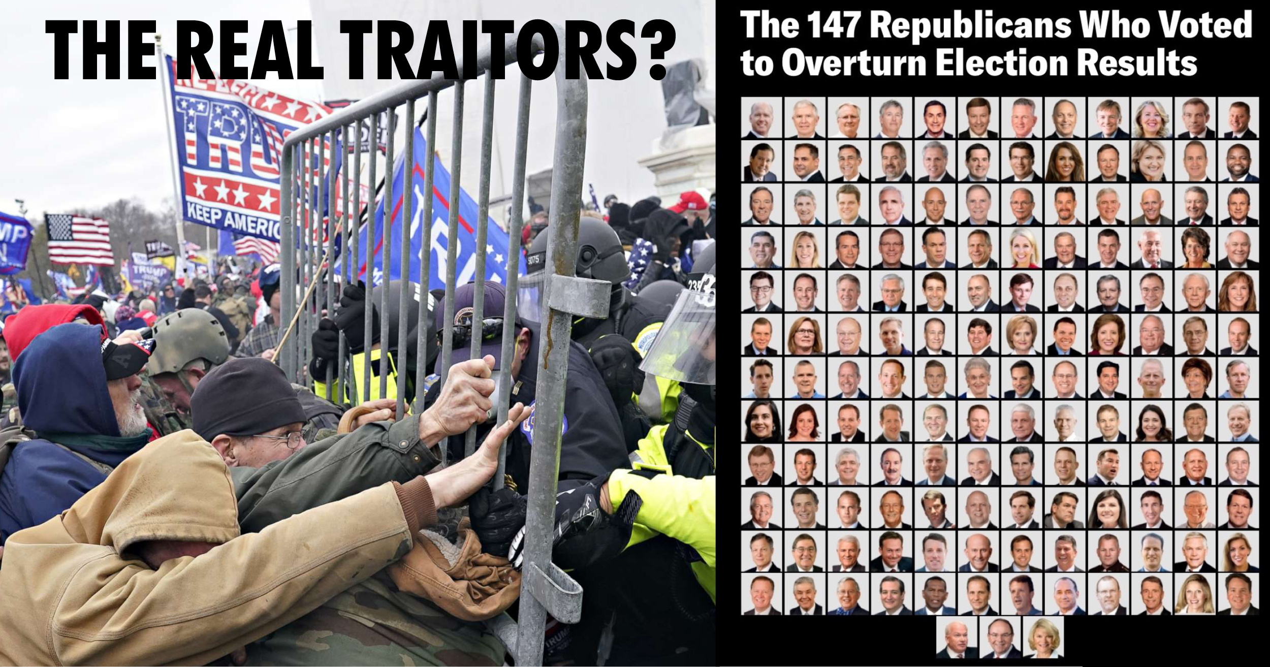 The real traitors on Jan 6th are still in Congress- and looking to be re-elected
