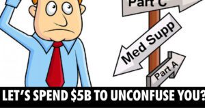 Let's spend $5B to try to advertise signing up for government subsidized health insurance- instead of actually providing it