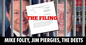 The filing against Judge Piergies and Clerk Foley