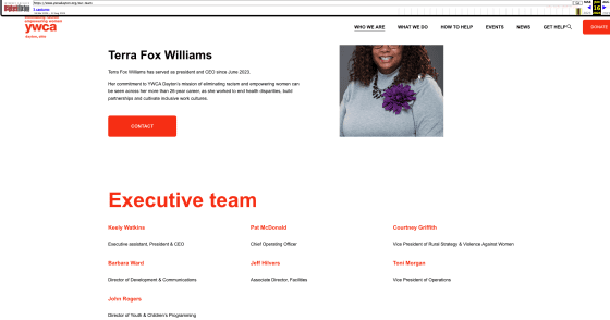 Leadership of Dayton YWCA June 15, 2024