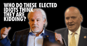 Who do these elected idiots (Phil Plummer and Tom Young) think they are kidding