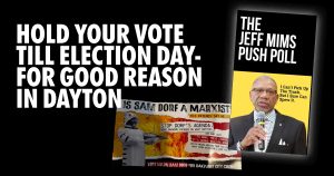 Why you should wait till election day to vote.