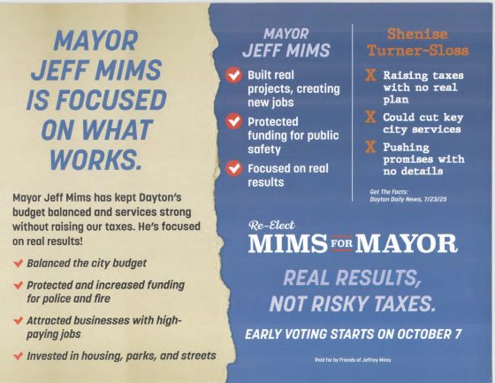 Jeff Mims attack mailer on Shenise Turner Sloss