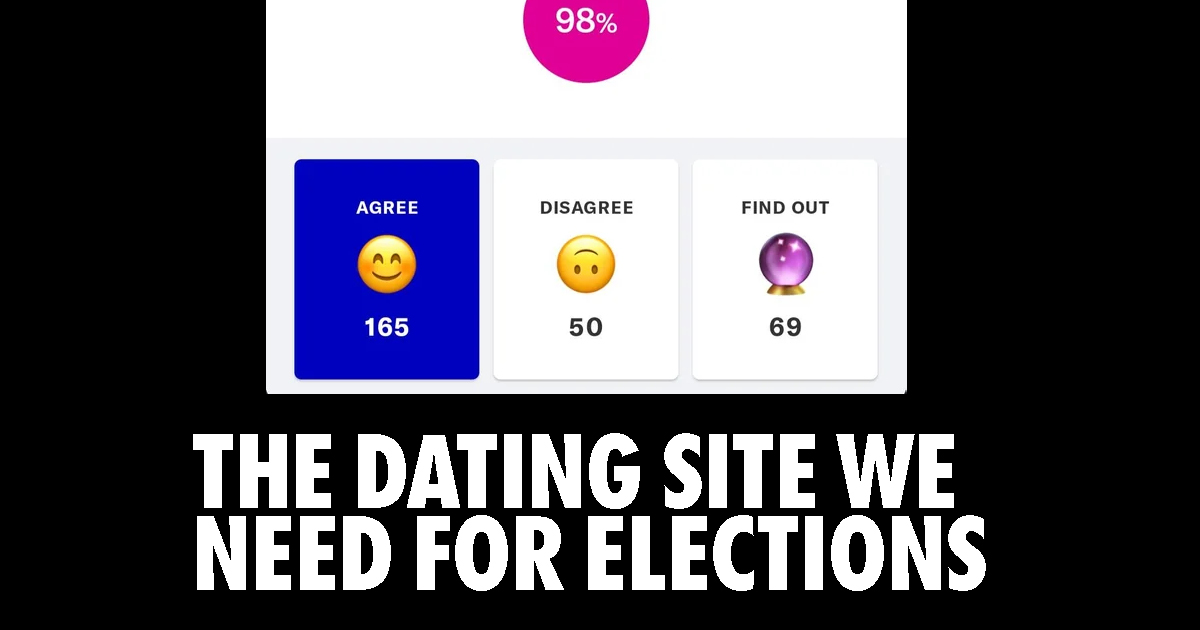 swipe right for democracy The dating site we need for elections